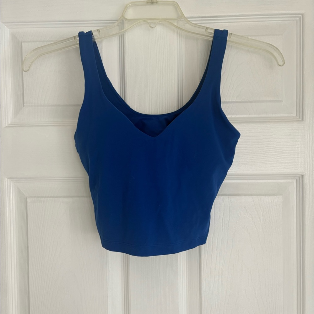 Lululemon Athletica Royal Blue Crop Top